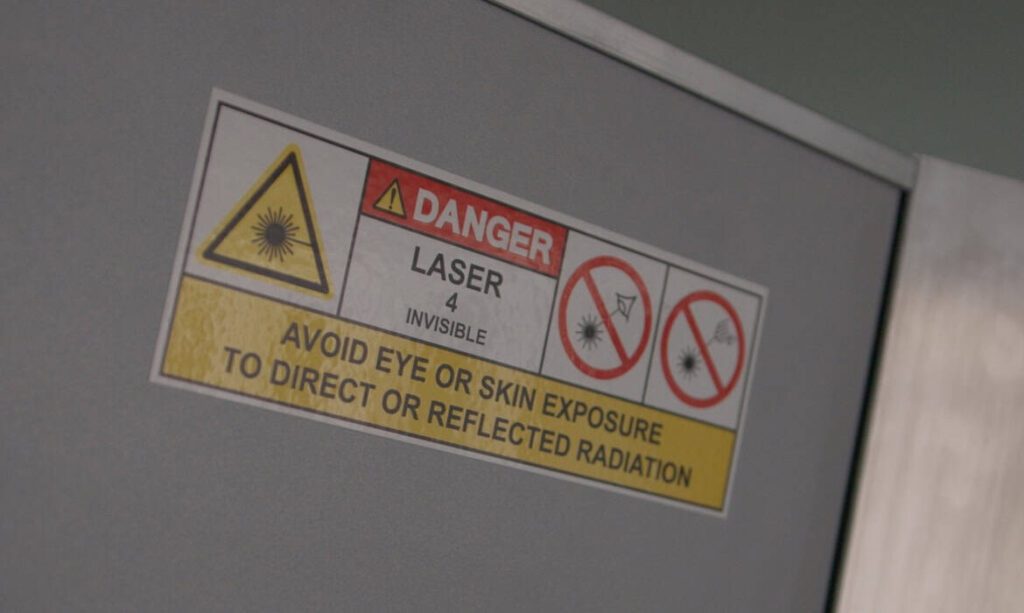 Laser Warning Signs