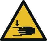 Warning — hand injuries