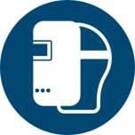 Wear a laser protective mask (helmet)!
