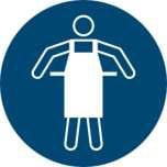 Wear a laser protective apron!