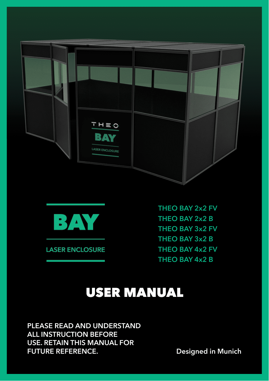 THEO BAY laser safety welding enclosure — User Manual